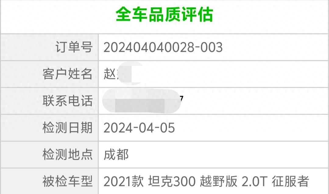 避坑必看！差点被“原漆”的坦克300误导了
